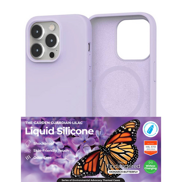 iPhone 15 Impact-Resistant Case Cover With Non-Toxic Liquid Silicone - Soft, Stain-Proof And MagSafe Compatible - Purple
